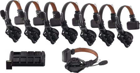 Hollyland Solidcom C1 Pro  Wireless Intercom System with 8 ENC headsets