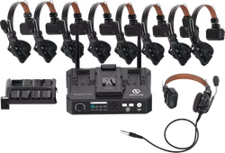 Hollyland Solidcom C1 Pro  Wireless Intercom System with 8 ENC headsets with Hub Station
