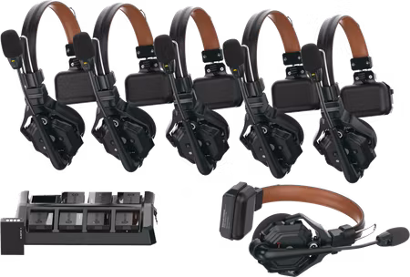 Hollyland Solidcom C1 Pro  Wireless Intercom System with 6 ENC headsets
