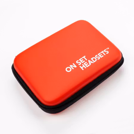 On Set Headsets TRAVEL CASE - RED, The On Set Headsets Travel Case is the perfect solution for protecting your investment while on the move. This high-quality case is specifically designed to fit and