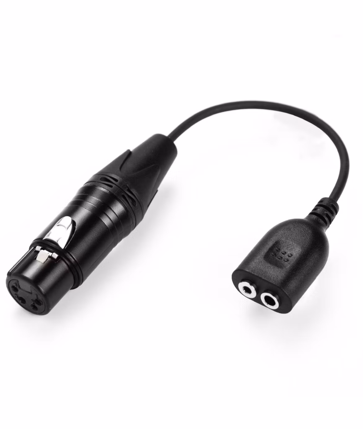 On Set Headsets Live Comms Adapter, For 4-Pin XLR and Motorola, connects to any 2-Pin Surveillance Headset and turns it into a Live Comms Pro - This allows monitoring of top wireless comms like Clear-