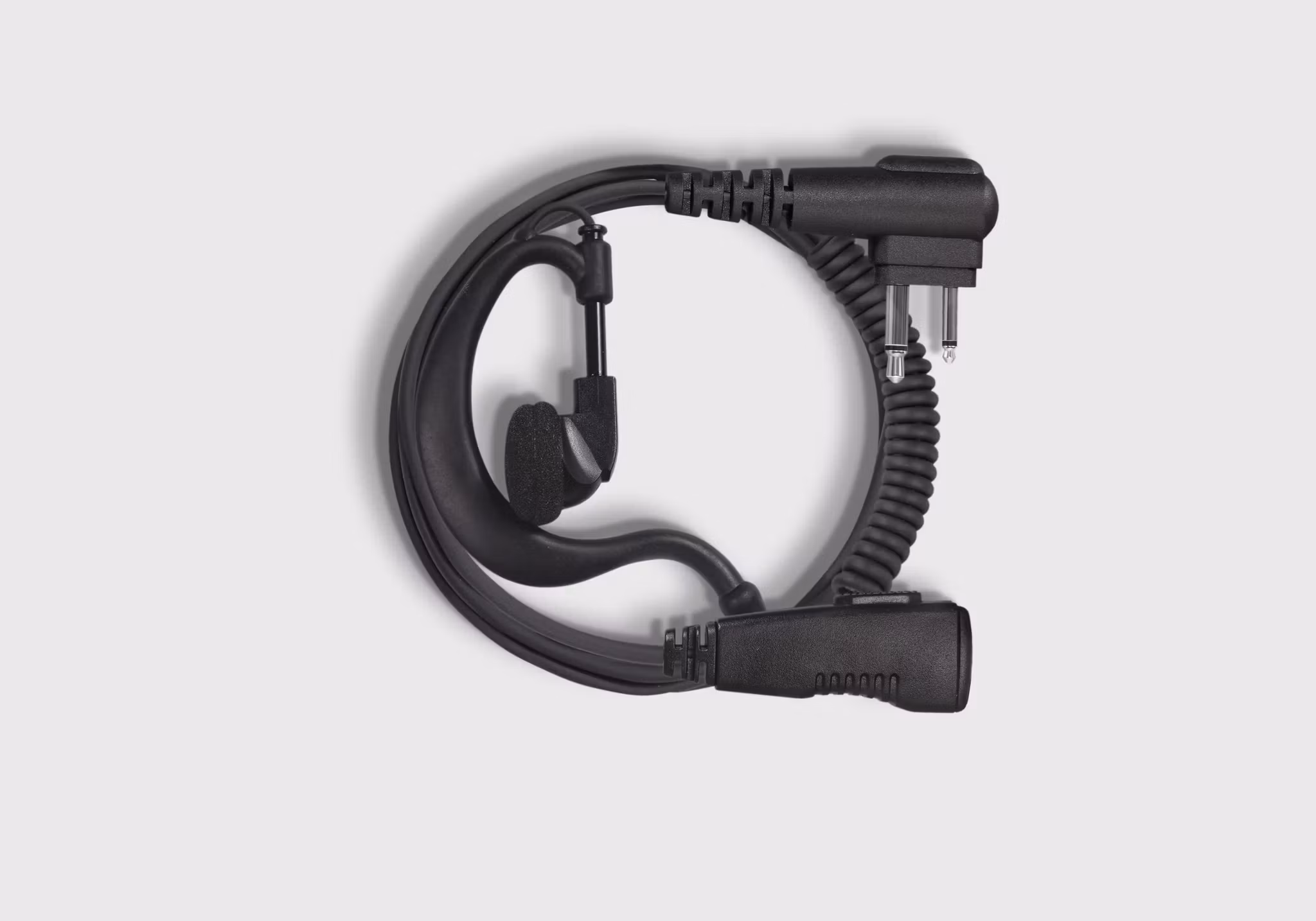 On Set Headsets G-Hook, Black for Kenwood, G-shaped ear hook with double line PTT, Professional, discrete and comfortable, Flexible ear hanger, Clear sound with minimized external chatter.Introducing