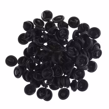 On Set Headsets MICROPHONE COVERS - BLACK - 10 PACK