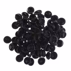 On Set Headsets MICROPHONE COVERS - BLACK - 5 PACK