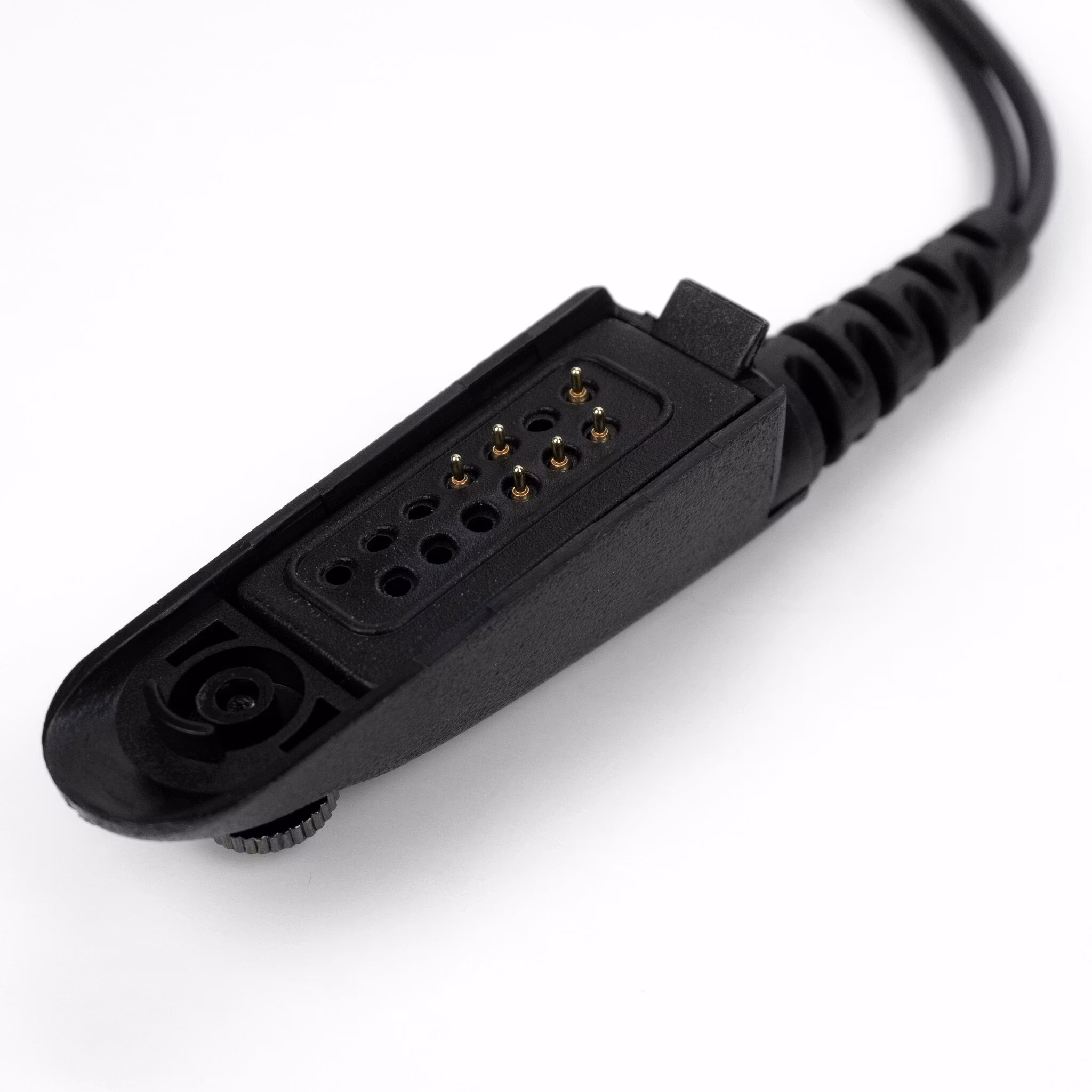 On Set Headsets Black for Motorola HT750, M4 Connector, The FilmPro 6-pin Headset is designed to provide clear and reliable communication, even in the loudest of environments. The noise-cancelling mic