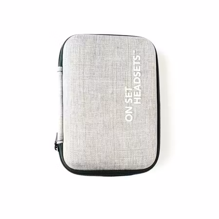 On Set Headsets TRAVEL CASE - GRAY, The On Set Headsets Travel Case is the perfect solution for protecting your investment while on the move. This high-quality case is specifically designed to fit and