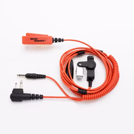 On Set Headsets RED Dragon, For Motorola, The FilmPro X, the ultimate communication solution for film professionals who need to wear double comms on set. This revolutionary headset connects to both a