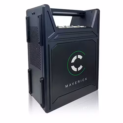 CORE Maverick Mobile Power Station, 605wh NiMH battery system, 14v/28v 40Ah max load, 2x ptap, 1 USB Includes IEC Charger Cable