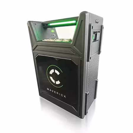 CORE Maverick Mobile Power Station, 605wh NiMH battery system, 14v/28v 40Ah max load, 2x ptap, 1 USB Includes IEC Charger Cable