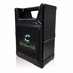 CORE RENEGADE Mobile Power Station, 777wh LiFEPO4 battery system, 15v/28v/48v outputs Includes PFQ8 External Charger and IEC Power Cable
