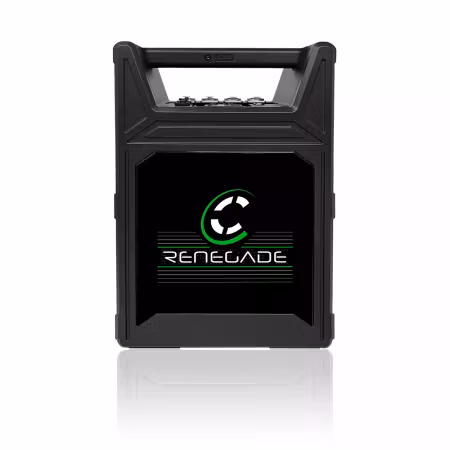 CORE RENEGADE Mobile Power Station, 777wh LiFEPO4 battery system, 15v/28v/48v outputs Includes PFQ8 External Charger and IEC Power Cable