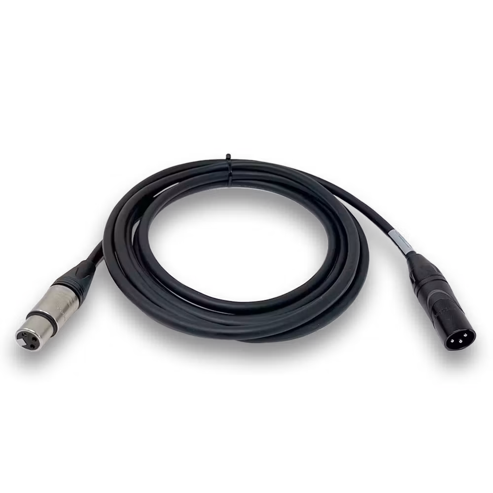 CORE 3m XLR3P Male to XLR3p Female for 28v applications