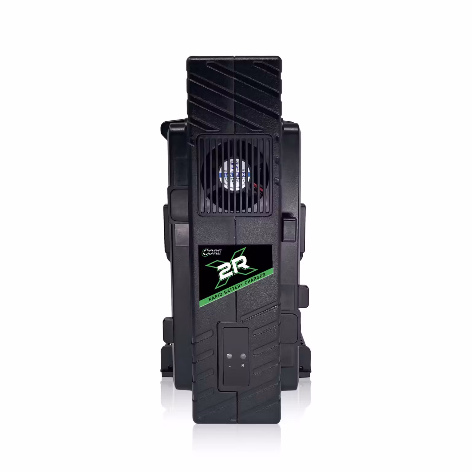 CORE Rapid Two Position Charger for Apex V-mount 14.8v battery packs.