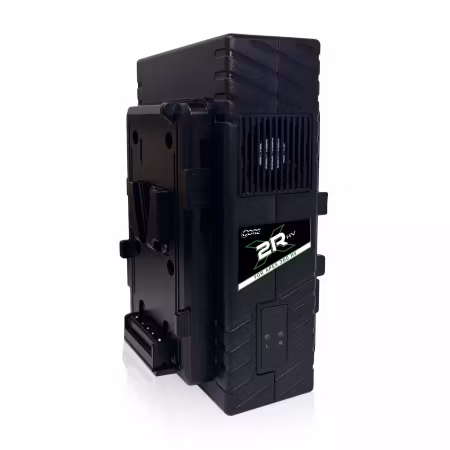 CORE Rapid Two Position Charger for Apex High Voltage V-mount 29.6v battery packs.