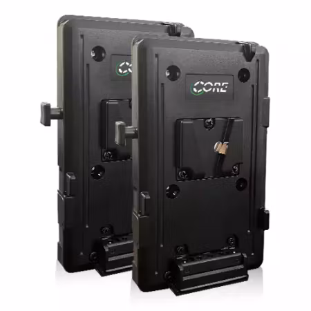 CORE Two Direct Connect V-moint Helix Plates for Aputure 600-series light ballasts(includes 2 mount plates)