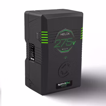 CORE Helix275max, 14.4v/28.8v, 275wh V-mount battery pack, LCD and w/ ptap and USB, , 20A Max Load