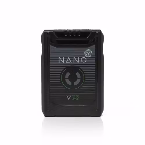 CORE 98wh Micro sized V-mount SMART battery pack, 14.8v 6.6Ah. 10A Draw with 4 LED Gauge Intergrated Ptap Port and USB, SMBUS Camera Communication