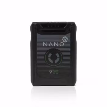 CORE 98wh Micro sized V-mount SMART battery pack, 14.8v 6.6Ah. 10A Draw with 4 LED Gauge Intergrated Ptap Port and USB, SMBUS Camera Communication