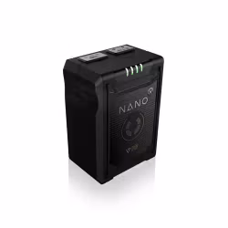 CORE 98wh Micro sized V-mount SMART battery pack, 14.8v 6.6Ah. 10A Draw with 4 LED Gauge Intergrated Ptap Port and USB, SMBUS Camera Communication