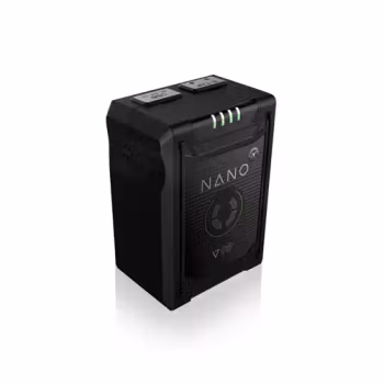 CORE 98wh Micro sized V-mount SMART battery pack, 14.8v 6.6Ah. 10A Draw with 4 LED Gauge Intergrated Ptap Port and USB, SMBUS Camera Communication