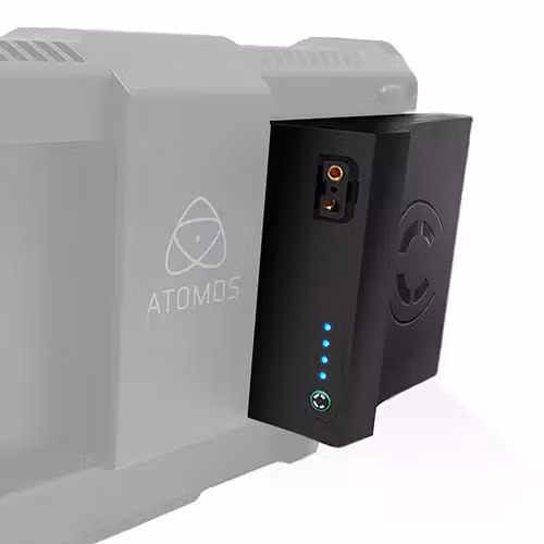 CORE Dual NPF style battery pack for 7" Atomos Monitors, 49wh with Ptap and 4LED Gauge, ATOMX