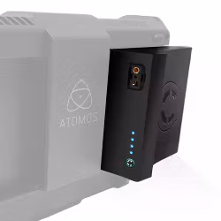 CORE Dual NPF style battery pack for 7" Atomos Monitors, 49wh with Ptap and 4LED Gauge, ATOMX