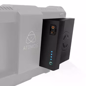 CORE Dual NPF style battery pack for 7" Atomos Monitors, 49wh with Ptap and 4LED Gauge, ATOMX