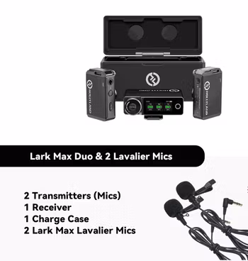 Hollyland Lark Max Duo including 2x Lav Mic