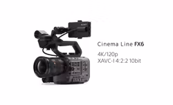 Sony FX6 4K FF E-mount Cinema Line Camera