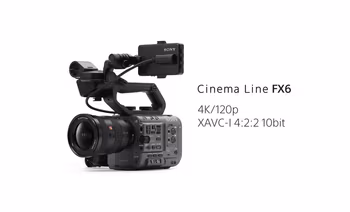 Sony FX6 4K FF E-mount Cinema Line Camera
