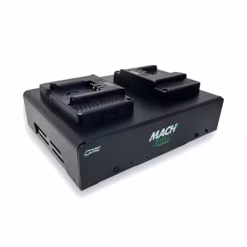 CORE Mach4 Dual Charger, 4A charge output per channel, V-mt Includes AC power cord