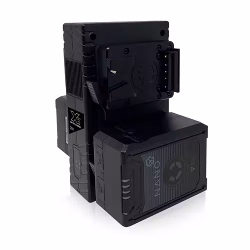 CORE Compact V-mount 4-position Fast Charger.  4hrs charger for two 98wh packs.  3A fast charge.  Upright design. 100v-240VAC input.  Includes AC Cable.
