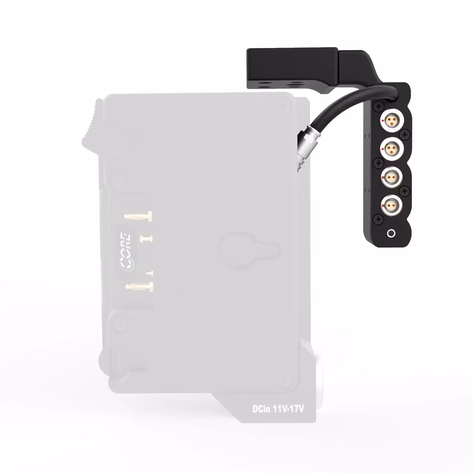 CORE PMC Burano IO Module extension for #PMC-BUR units.  Offers two 2pin 12v, 3A output, two 3pin 24v, 3A Output with R/S Loop thru.  Remote pass thru and CTRL connection.  Compatible with all Burano