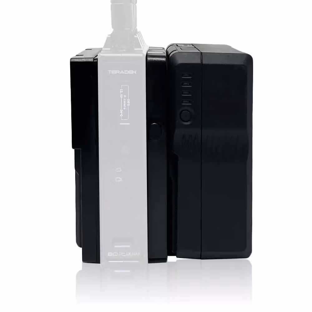 CORE Helix High Voltage Retrofit Kit for Teradek MAX Transmitter, V-mount,  12v regulated output for transmitter