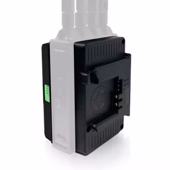 CORE Helix High Voltage Caddy for Teradek LT Transmitter, G-mount, 12v regulated output to 2pin Lemo