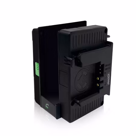 CORE Helix High Voltage Caddy for Teradek LT Transmitter, B-mount, 12v regulated output to 2pin Lemo