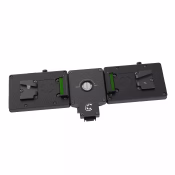 CORE Core 14v/28v Dual Battery Bracket for SmallHD Production Monitors, Helix V-mount Compatible and works with standard 14v V-mt Two on-board 12v Ptaps for powering accessories(2A per ptap output)