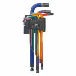 Filmsticks insexnyckel sats, 9-nycklar Chrome Vanadium Steel – Metric