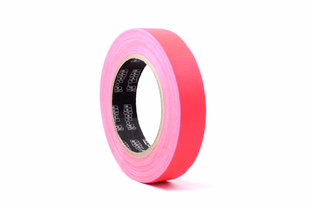 Gafer.PL Pro Fluorescent Tejp 24mm x 25m, Rosa