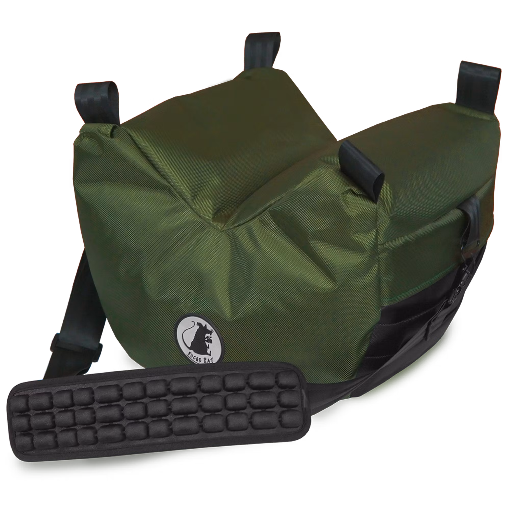 Focus Rat, Our next generation V3 Large Professional Steady Saddle (Steady Bag) GRÖN