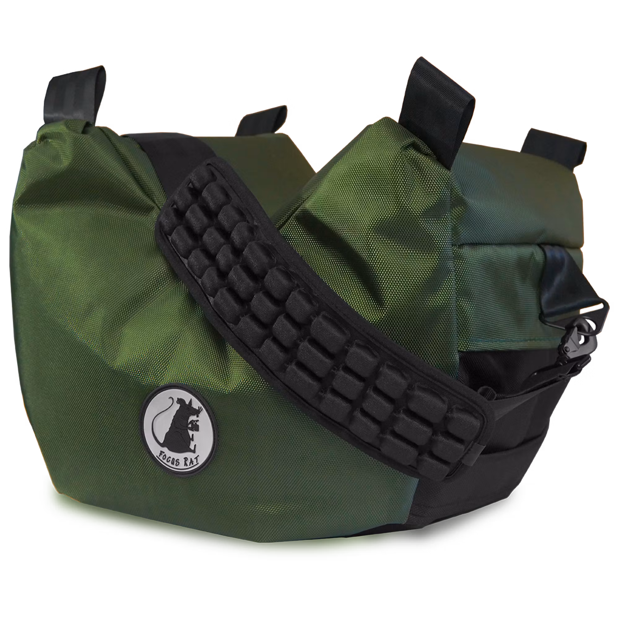 Focus Rat, Our next generation V3 Large Professional Steady Saddle (Steady Bag) GRÖN