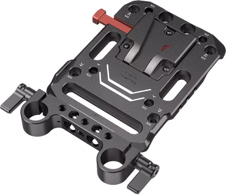 SMALLRIG 3016 Battery Plate V-Mount w Rod Clamp