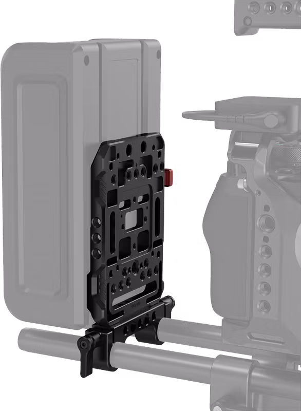 SmallRig 3016 Battery Plate V-Mount w Rod Clamp
