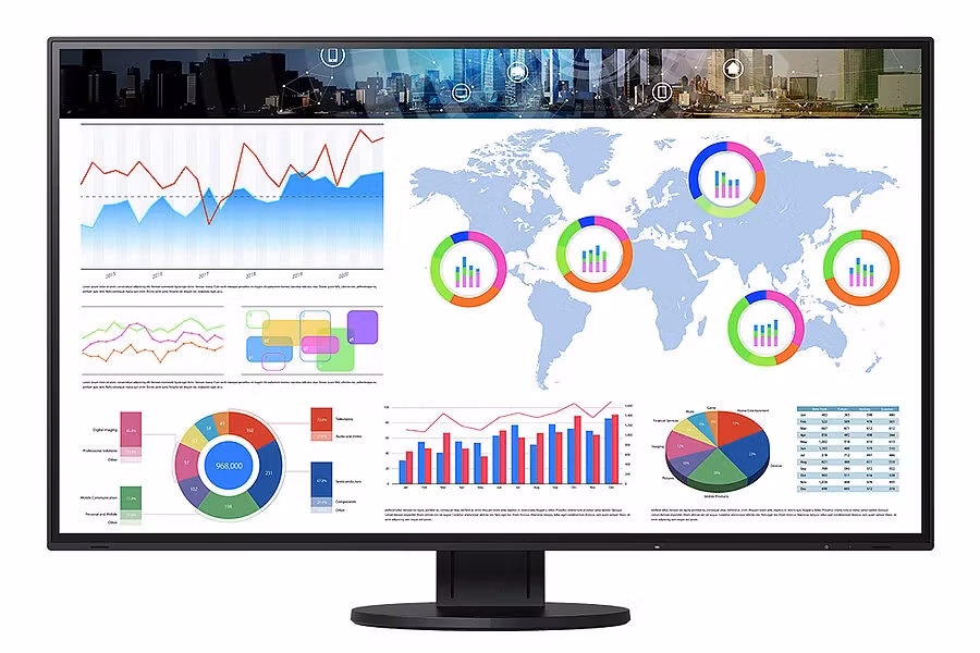EIZO Monitor FlexScan EV3285-BK, svart