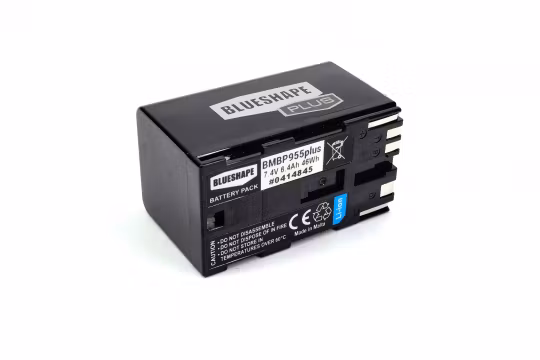 BLUESHAPE BP955 PLUS battery compatible with Red OG KOMODO 7,2V 6400mAh 46Wh with LEDs, with HIGH RATE DISCHARGE CELLS.