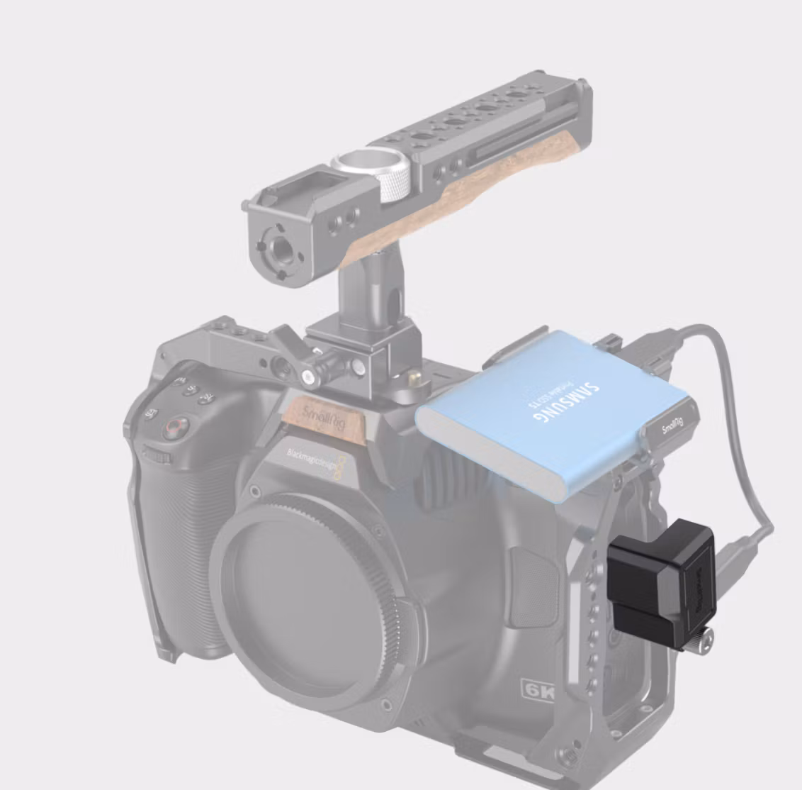 SMALLRIG 3289 HDMI/USB-C Right Angle Adapter for BMPCC 6K Pro