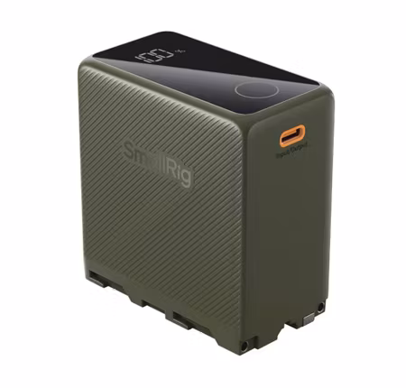 SMALLRIG 4577 Camera Battery USB-C Rechargable NP-F970 Green Batteri