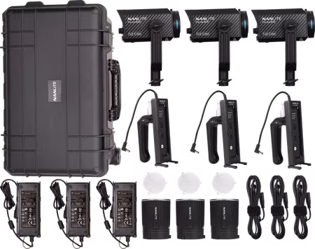 NANLITE Forza 60C RGBLAC led 3 Light kit