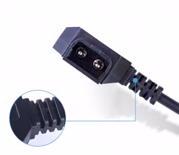 Coiled D-Tap to Hirose Power Cable for audio equipment