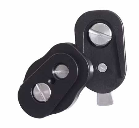 Quick Release Plate in Black with ARRI-style Locating Pins(removable)